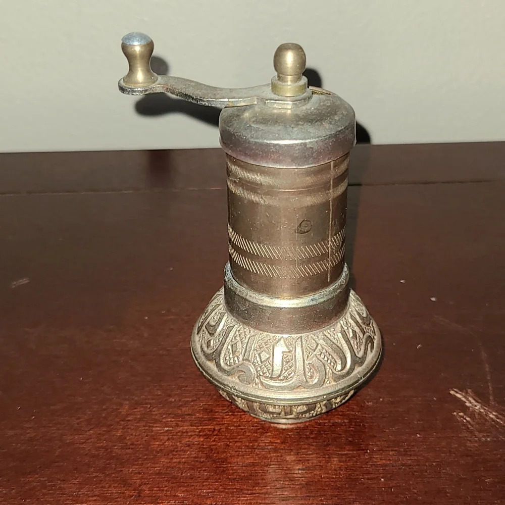 Brass pepper shakers